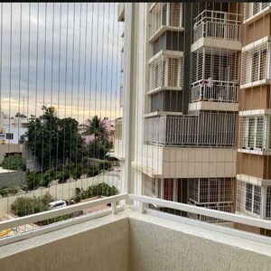 Balcony in 3 BHK Apartment at Hoysala Ace, Sahakara Nagar – for Rent