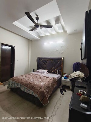 Bedroom in 3 BHK Builder Floor at Sushant Lok I – for Rent