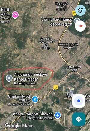  Plot – Map Location View at Chakeri - for Sale