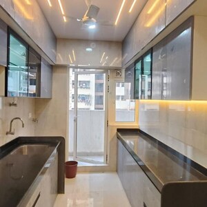 Kitchen in 3 BHK Apartment at Indiabulls Sky Forest, Dighe Nagar – for Rent