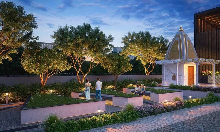 Garden, majestique-marbella-phase-1 3 Bedroom 1100 Sq.Ft. Apartment In Kharadi Pune 9779865