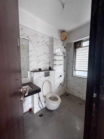 Bathroom in 3 BHK Apartment at The Wadhwa Platina, Kolshet Road – for Rent