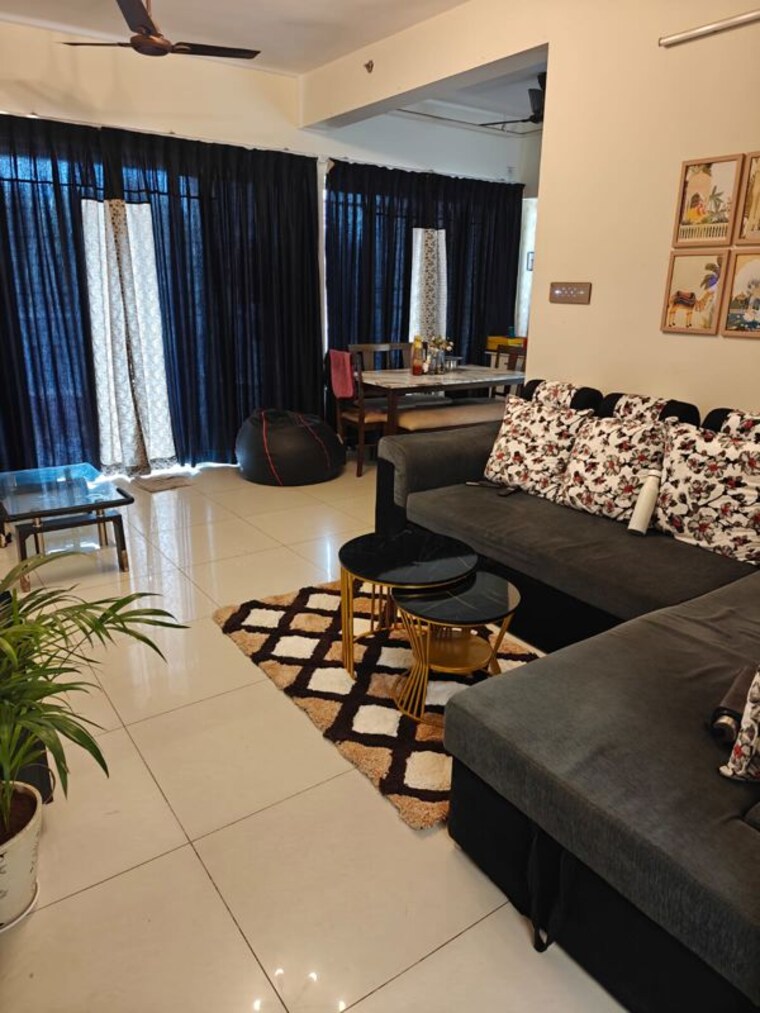 Living Room, kolte-patil-life-republic 3 Bedroom 980 Sq.Ft. Apartment In Hinjewadi Pune 9779967