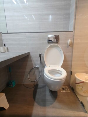 Bathroom in 3 BHK Apartment at Kabra Centroid, Santacruz East – for Rent