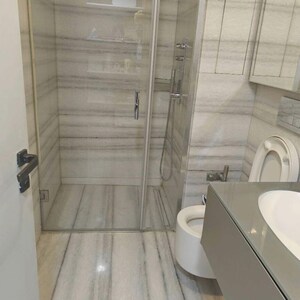 Bathroom in 4 BHK Apartment at Lodha World Crest, Empire Mill – for Rent