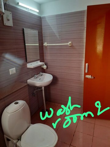 Bathroom in 2 BHK Apartment at Sector 13 Dwarka – for Rent
