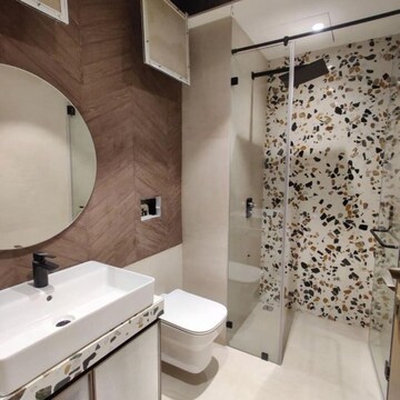 Bathroom in 3 BHK Apartment at Lodha World Crest, Empire Mill – for Rent