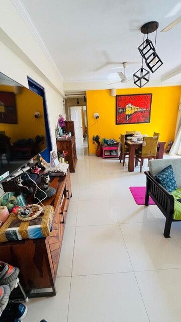 Living Room in 3 BHK Apartment at Bandra West – for Rent