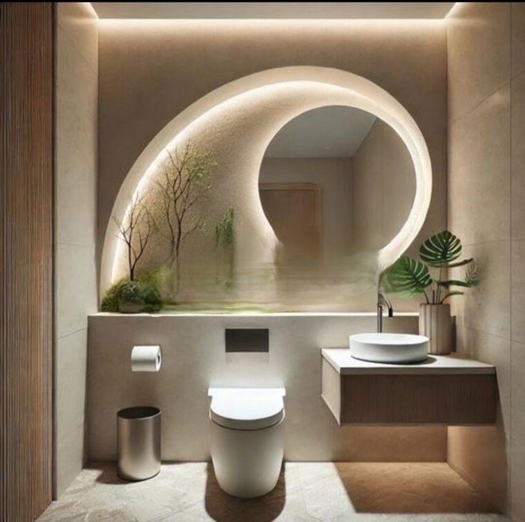 Bathroom, gomti nagar 3 Bedroom 2200 Sq.Ft. Apartment In Gomti Nagar Lucknow 9780761