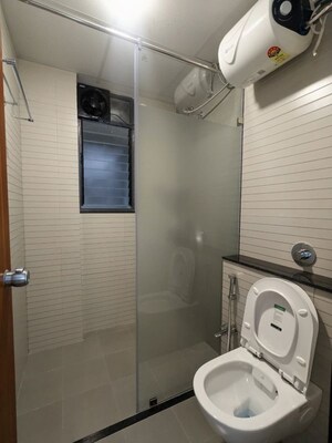 Bathroom in 2.5 BHK Apartment at Mantra Mirari, Koregaon Park – for Rent