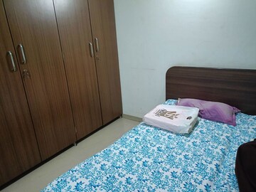 Bedroom in 1 BHK Apartment at Goel Ganga Aashiyana, Thergaon – for Rent