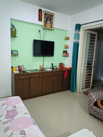 Bedroom in 1 BHK Apartment at Goel Ganga Aashiyana, Thergaon – for Rent