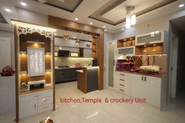 Living Room in 3 BHK Apartment at Omaxe The Palace, Gomti Nagar – for Rent