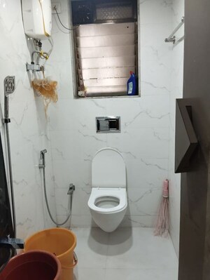 Bathroom in 3 BHK Apartment at Suyash Heights, Kharghar Sector 18 – for Rent