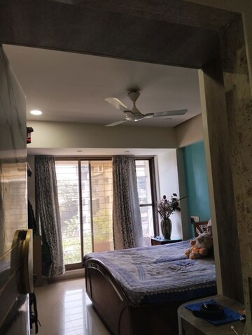 Master Bedroom in 3 BHK Apartment at Suyash Heights, Kharghar Sector 18 – for Rent
