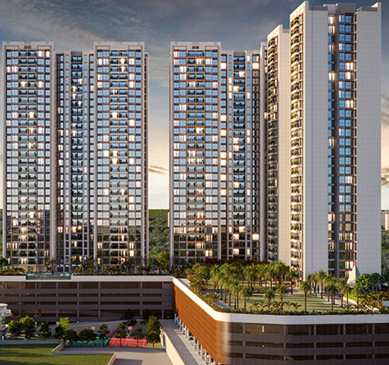 3 BHK + Pooja Room Apartment For Sale in Ajmera Crosstown One