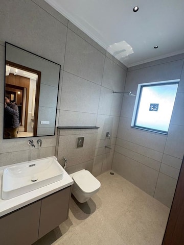 Bathroom in 3 BHK Apartment at Dhakoli – for Sale