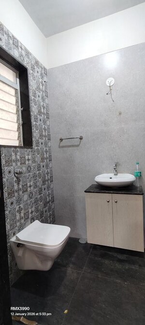 Bathroom in 1 BHK Apartment at Ganga CHS Bhandup East, Bhandup East – for Rent