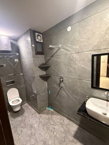 Bathroom in 3 BHK Builder Floor at Uttam Nagar – for Rent