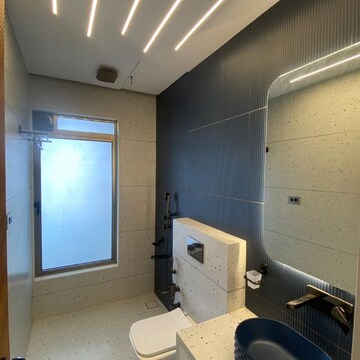 Bathroom in 3 BHK Apartment at Indiabulls Sky Forest, Dighe Nagar – for Rent