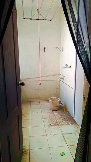 Bathroom in 2 BHK Apartment at Kumar Picasso, Hadapsar – for Rent