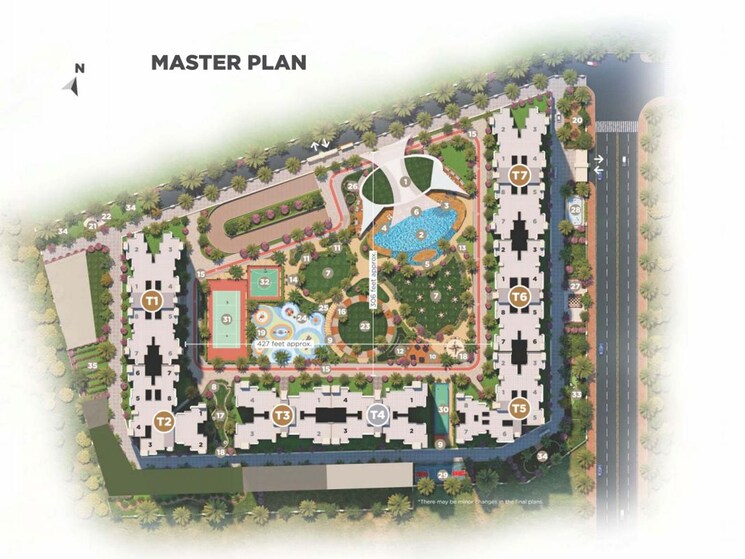 Master Plan, vtp-earth-one 2 Bedroom 667 Sq.Ft. Apartment In Mahalunge Pune 9781256