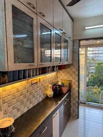 Kitchen in 1 BHK Apartment at Dipti Flora, Borivali West – for Rent