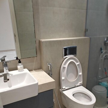 Bathroom in 3 BHK Apartment at Indiabulls Sky Forest, Dighe Nagar – for Rent
