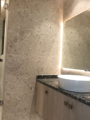 Bathroom in 3 BHK Builder Floor at East Of Kailash – for Sale