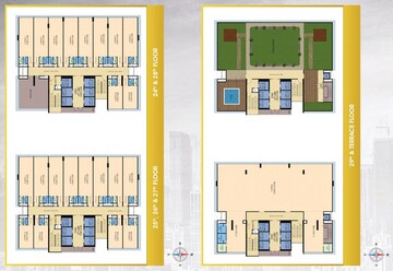 Floor Plan in  Office Space at Plan M Business Park, Turbhe – for Sale