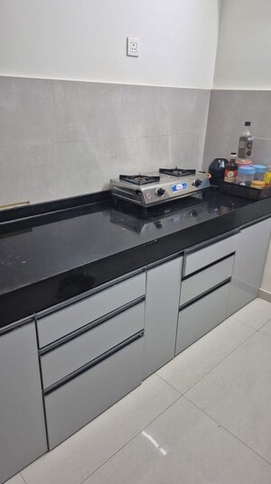 Kitchen in 3 BHK Apartment at Janki Rainbow Apartments, Baner – for Rent