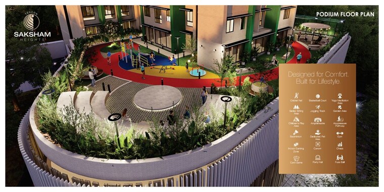 Balcony, saksham-heights 1 Bedroom 615 Sq.Ft. Apartment In Dhansar Navi Mumbai 9781339