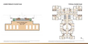 Floor Plan in 1 BHK Apartment at Saksham Heights, Dhansar – for Sale