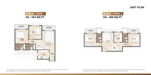 Floor Plan in 1 BHK Apartment at Saksham Heights, Dhansar – for Sale