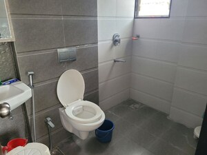 Bathroom in 2.5 BHK Apartment at Ravetkar Sukhniwas, Senapati Bapat Road – for Rent