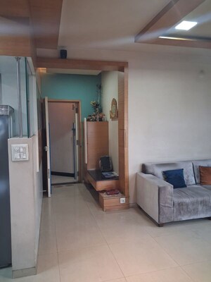 Living Room in 3 BHK Apartment at Tejraj Malika, Bhosale Nagar – for Sale