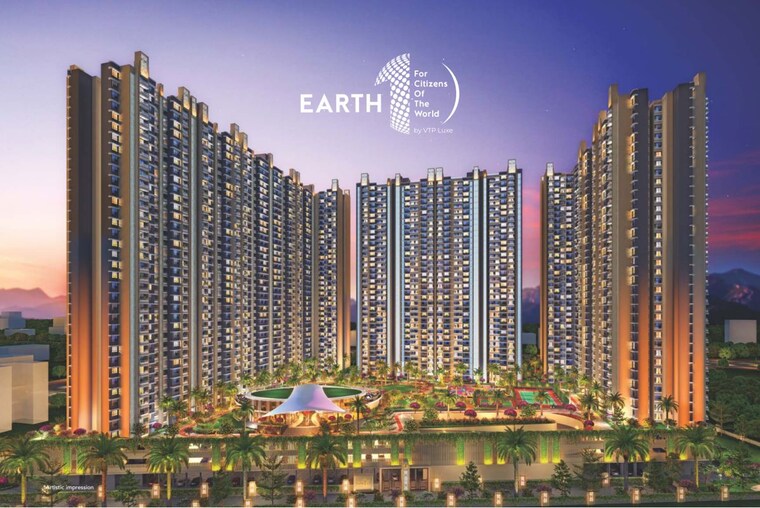 Exterior View, vtp-earth-one 2 Bedroom 810 Sq.Ft. Apartment In Mahalunge Pune 9781422