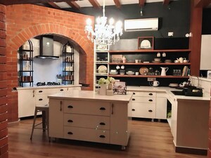 Kitchen in 4 BHK Villa at Prestige Oasis, Rajanukunte – for Sale