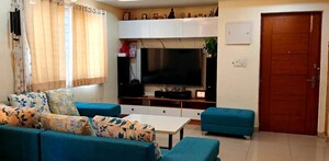 Living Room in 3 BHK Apartment at INDIS PBEL City, Peeranchuruvu – for Rent