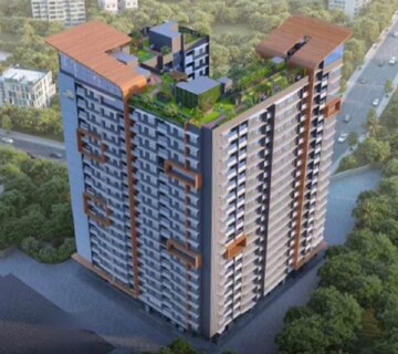1 BHK Apartment – Exterior View View at Rockline The Meridian Towers, Ghatkopar West - for Sale