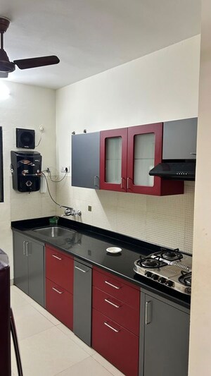 Kitchen in 2 BHK Apartment at Vilas Javdekar Yashwin Encore, Wakad – for Rent