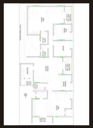 Floor Plan in 4 BHK Apartment at Nibm Road – for Sale