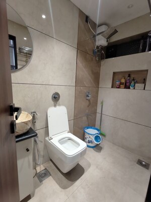 Bathroom in 2 BHK Apartment at Neelkantheshwar Apartment, Samata Nagar – for Rent
