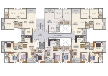 Floor Plan in 3 BHK Apartment at Ram India Foresta, Kondhwa – for Sale
