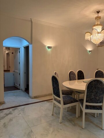 Dining area in 4 BHK Penthouse at Amrutha Valley, Banjara Hills – for Rent