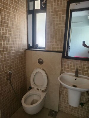 Bathroom in 1 BHK Apartment at Lodha Splendora, Ghodbunder Road – for Rent