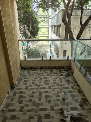 Balcony in 2.5 BHK Apartment at Kakade City, Karve Nagar – for Rent