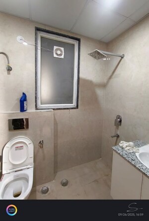 Bathroom in 2 BHK Apartment at Emaar MGF Emerald Hills, Sector 65 – for Rent