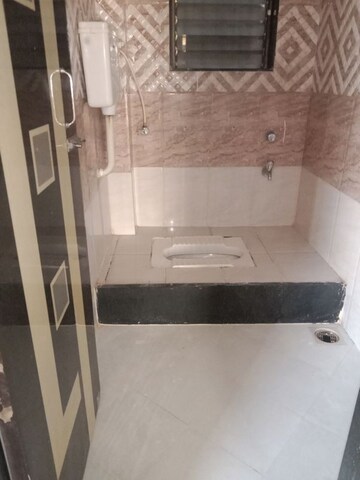Bathroom in 1 BHK Apartment at Ritu Gardenia, Naigaon East – for Rent