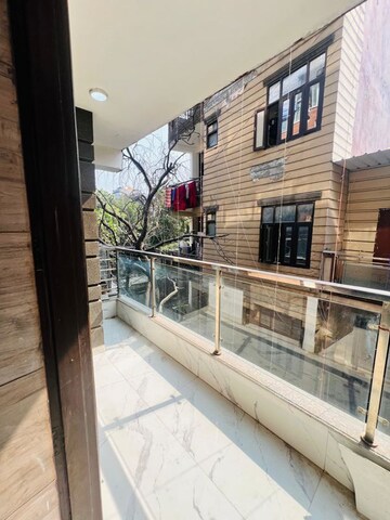 Balcony in 4 BHK Builder Floor at Chattarpur – for Rent